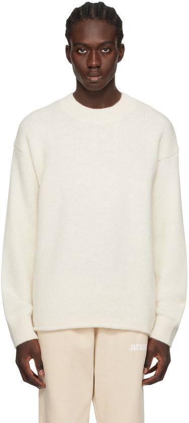 Sveter Jacquemus Les Classiques 'Le Pull ' Sweater "Off-White" Béžová | 24E245KN295-2329, 0