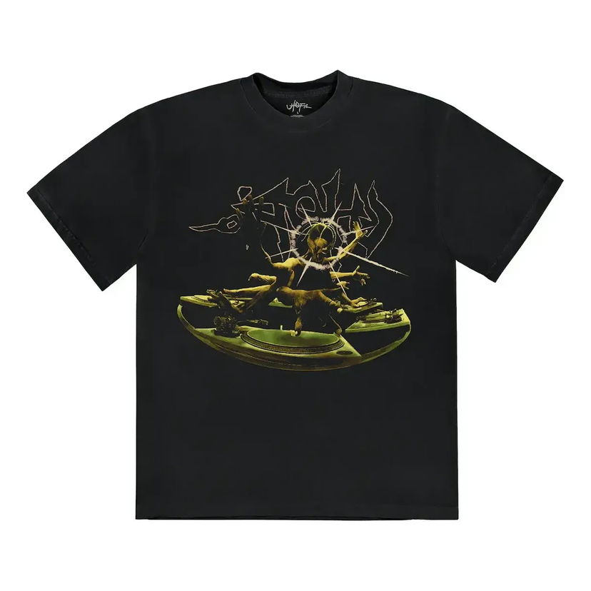 Tričko Cactus Jack by Travis Scott Travis Scott DJ Graphic T-Shirt Čierna | TSUT-SS08