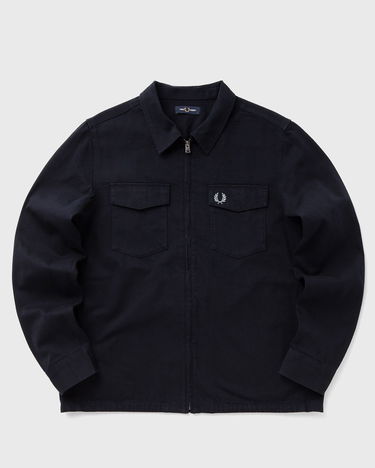 Košeľa Fred Perry Twill Zip Through Overshirt Navy | M9833-608, 1