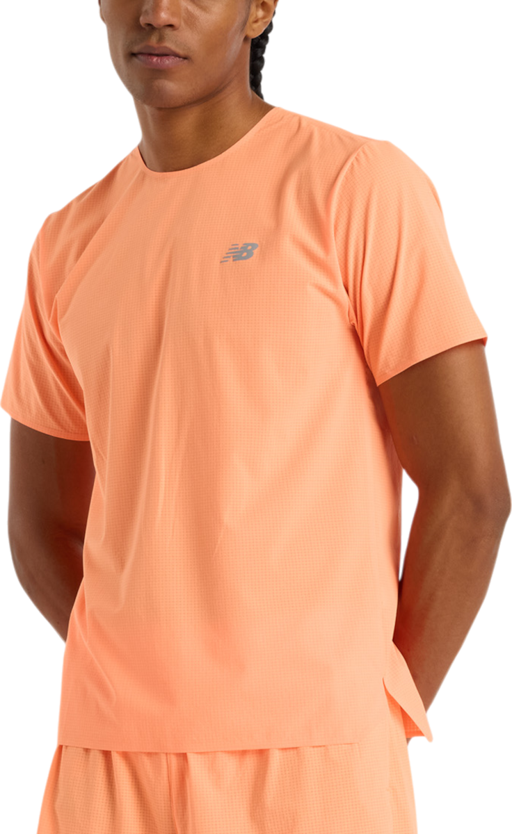 Tričko New Balance New Balance Race Day Ultra Light T-Shirt Oranžová | mt51208-hmo, 0