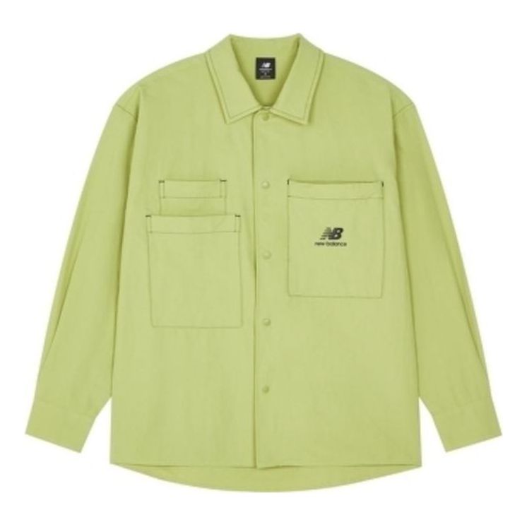 Košeľa New Balance Classic Logo Shirt Zelené | AMJ23303-RYS