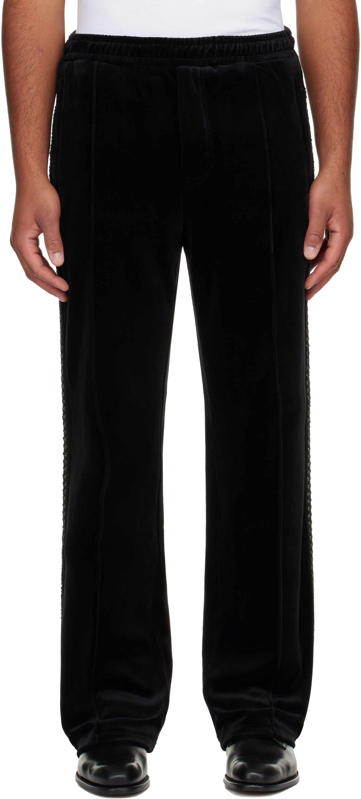 Tepláky Andersson Bell Velvet Track Pants Čierna | apa854u, 0