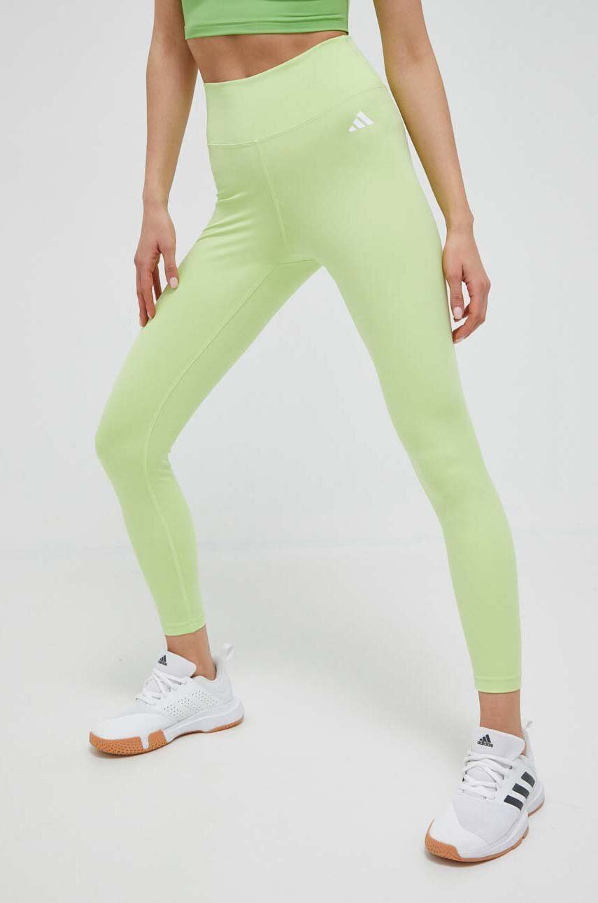 Legíny adidas Performance Training Essentials High-Waisted 7/8 Leggings Zelené | IM0512, 0