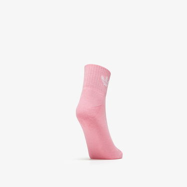 Spodná bielizeň a ponožky adidas Originals Mid Ankle Crew Socks 3-Pack Ružová | HL9229, 1