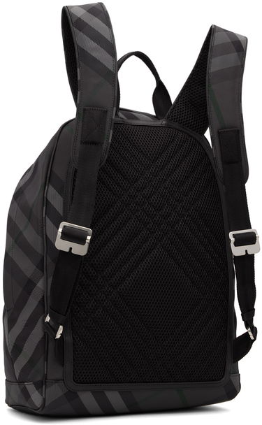 Batoh Burberry Burberry Grid Print Backpack Čierna | 8097347, 2