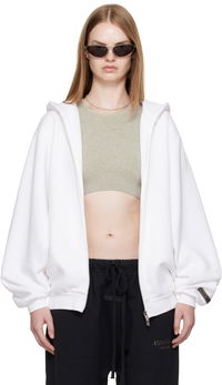 ESSENTIALS 90s Fleece Zip-Up Hoodie