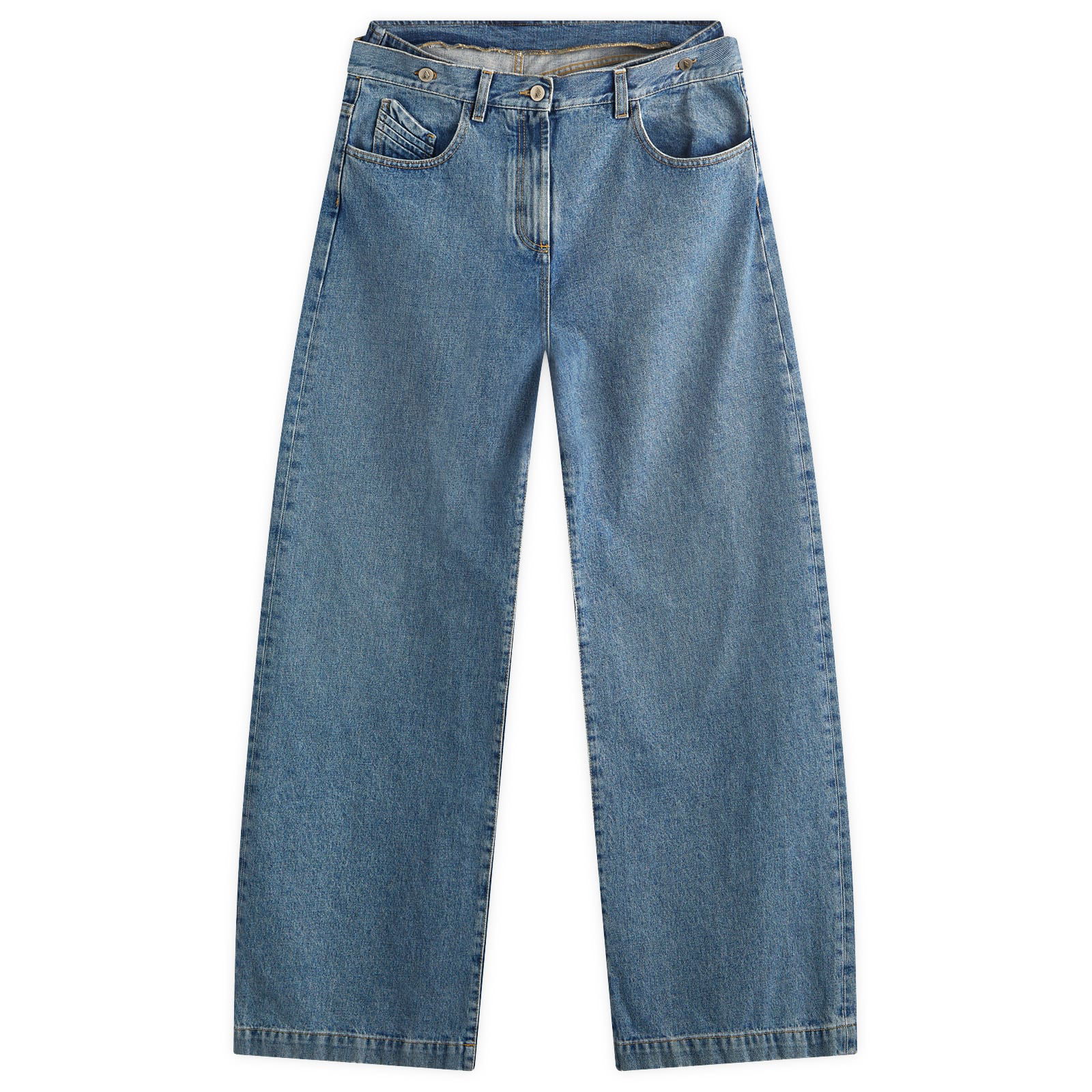 The Attico Wide Leg Jeans 27"