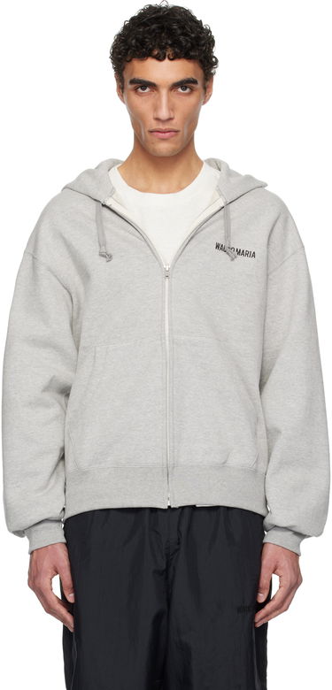 Mikina WACKO MARIA WACKO MARIA Heavy Weight Full Zip Hoodie Šedá | 25SSE-WMC-SS01, 0