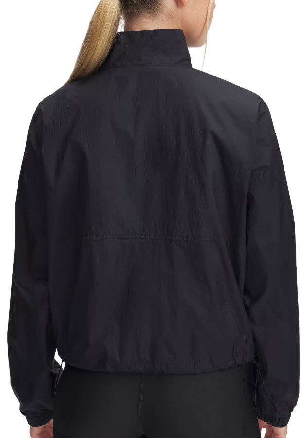 Vetrovka Under Armour Under Armour UA Rival Woven HZ Anorak Cropped Jacket Čierna | 6000279-001, 1