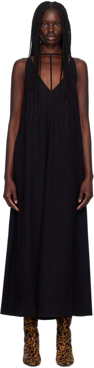 Šaty TOTEME T-Strap Maxi Dress Čierna | 243-WRD0122-FB0020, 0