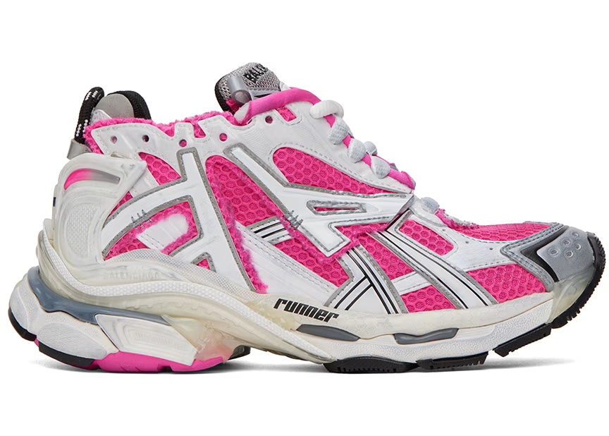 Tenisky a topánky Balenciaga Runner "White Fluo Pink" W Ružová | 677402 W3RBN 9155, 0