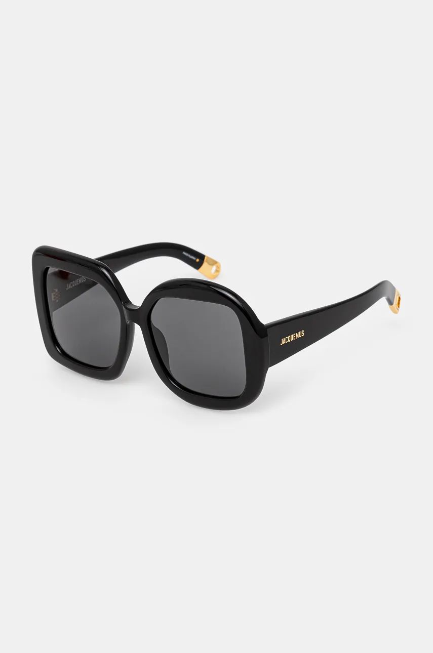 Slnečné okuliare Jacquemus Sunglasses CARRE ROND 2 Čierna | JAC10C1SUN, 0