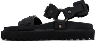 Doplnky Acne Studios Acne Studios Leather Buckle Sandals Čierna | AD0707-, 2