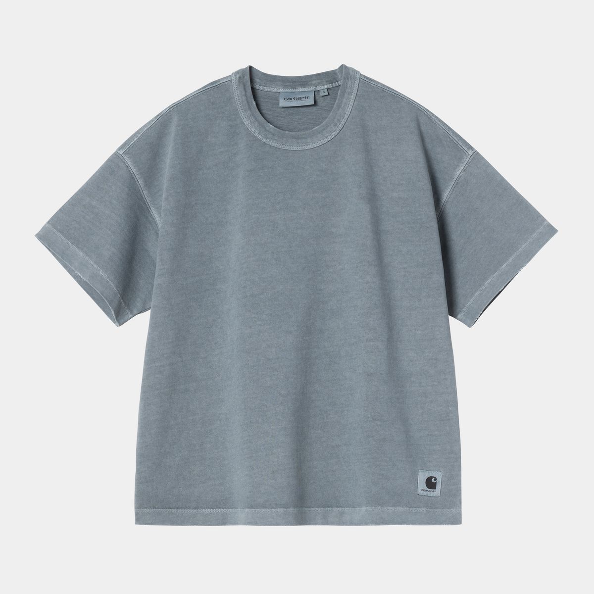 Tričko Carhartt WIP Torion Short Sleeve T-Shirt grind wash Šedá | I036044_6, 0