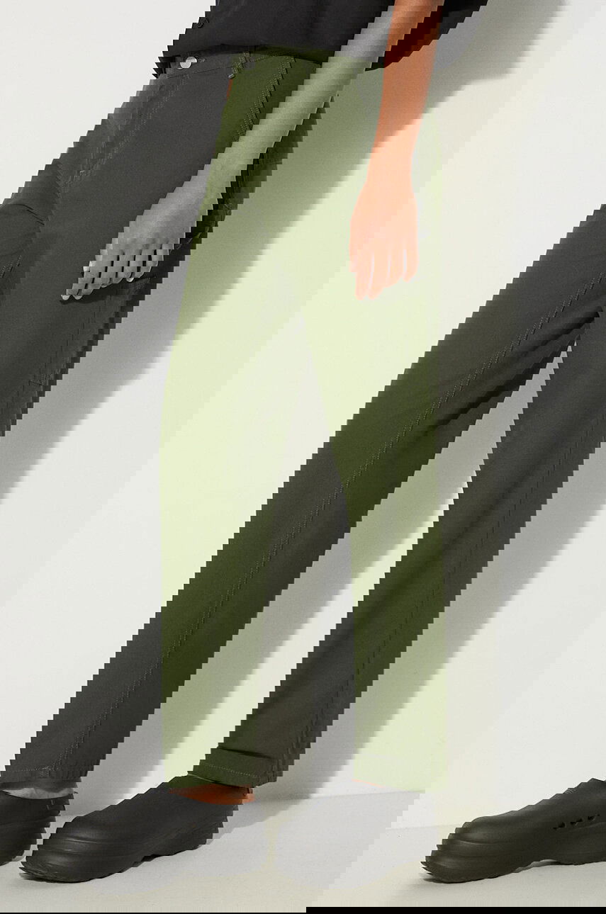 Nohavice Carhartt WIP Pierce Pant Plain High Waist Trousers Zelené | I033140.2BR02, 0