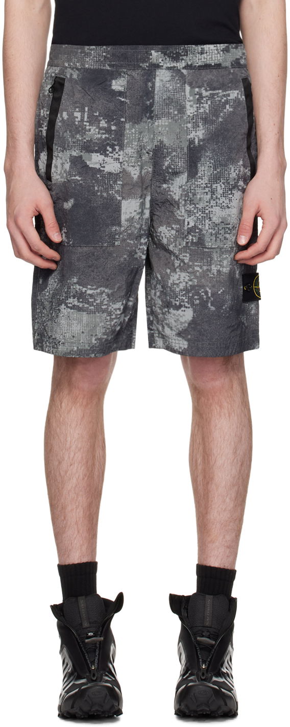 Šortky Stone Island Drawstring Shorts Šedá | 8015L20E1, 0