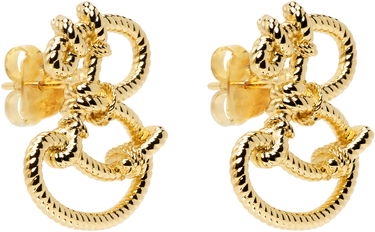 Náušnice Burberry Burberry Large Nautical Knot Stud Earrings Metalická | 8106735, 1