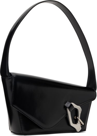 Taška cez rameno HELIOT EMIL Carabiner Leather Shoulder Bag Čierna | AW24_15_073_BLK01, 1
