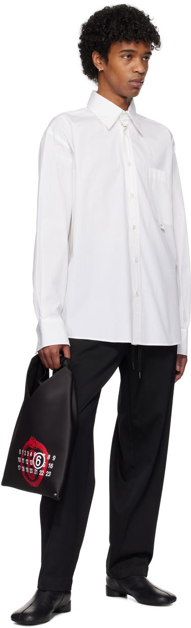 Košeľa Maison Margiela MM6 Maison Margiela Long-Sleeved Shirt Biela | SH0DT0020 M35152, 3