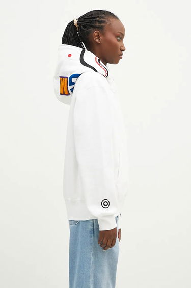 Mikina BAPE Shark Full Zip Hoodie Biela | 1K80215008, 1