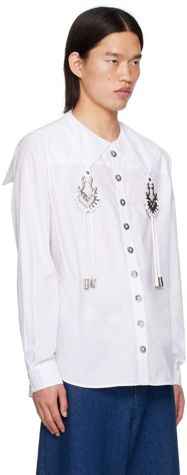 Košeľa Chopova Lowena Chopova Lowena Ossel Button-Up Shirt Biela | 2241, 1