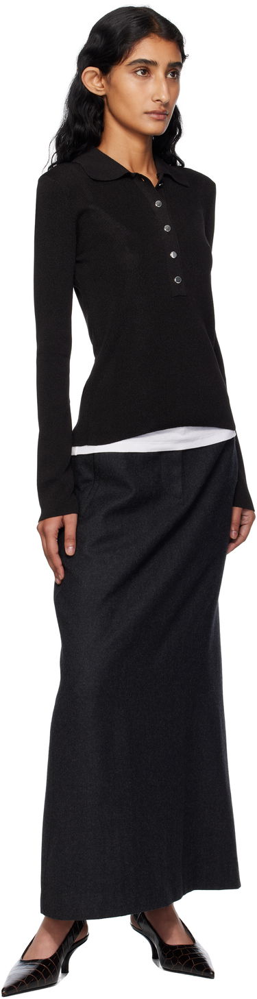Polo tričko A.P.C. A.P.C. Mila Knit Polo Top Čierna | VIAMD-F23433, 3