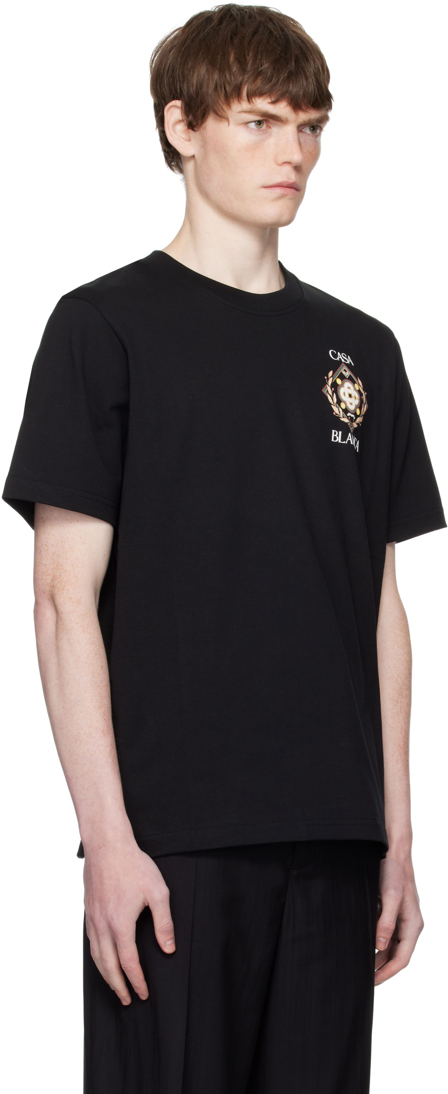 Tričko Casablanca Casablanca Tennis Club Icon T-Shirt Čierna | MPF25-JTS-001-12-EX, 1