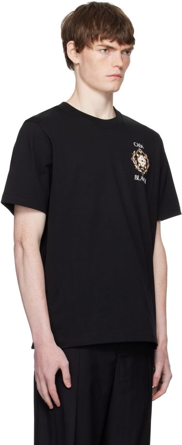 Tričko Casablanca Casablanca Tennis Club Icon T-Shirt Čierna | MPF25-JTS-001-12-EX, 1