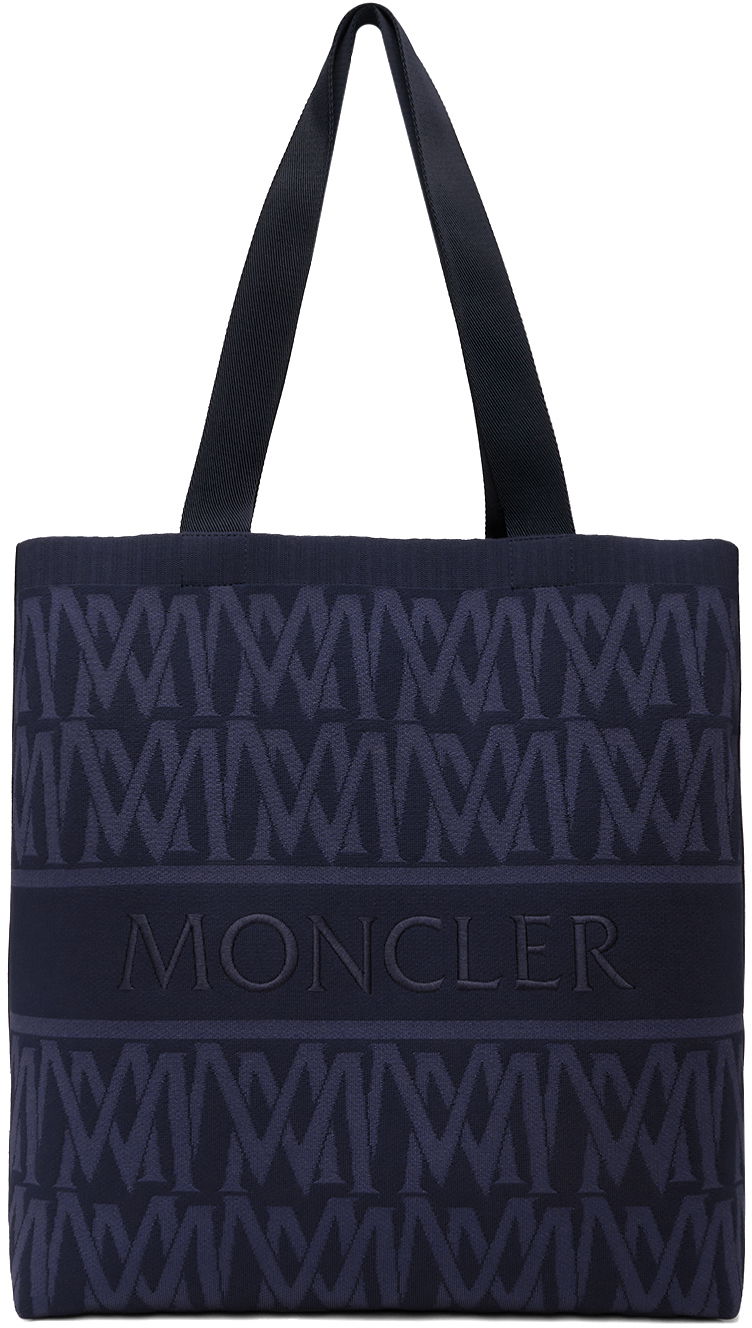 Tote bag Moncler Navy Knit Tote Navy | J109A5D00010M4078, 0