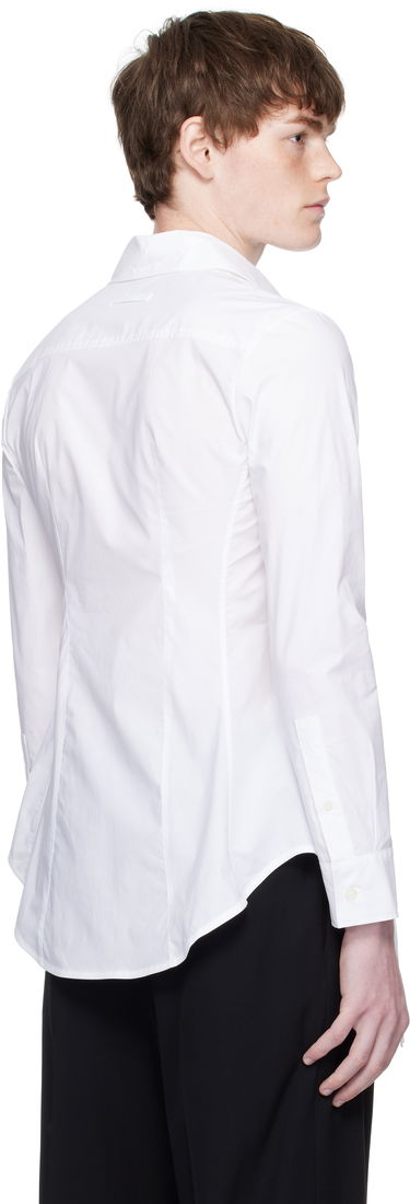 Košeľa Jean Paul Gaultier Jean Paul Gaultier Strap Shirt Biela | 25/03-W-ST028-C071-01, 2