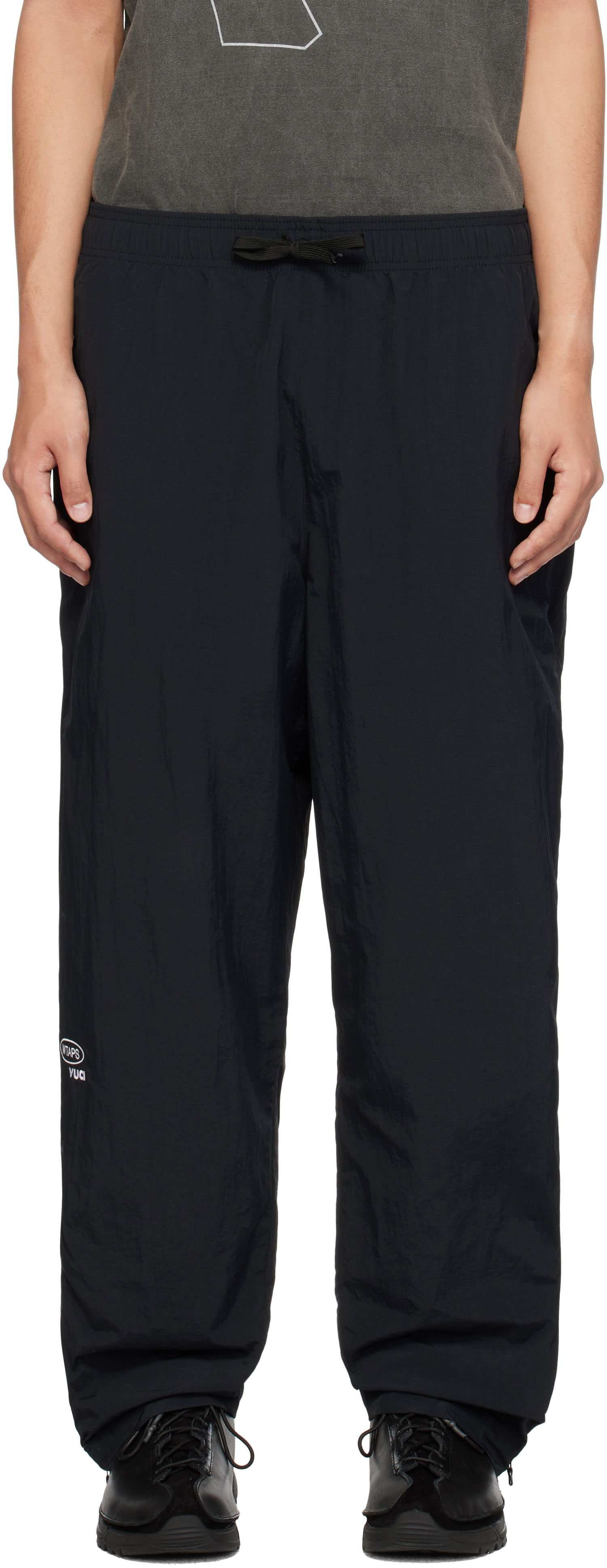 Cargo nohavice WTAPS Sweatpants 01 Čierna | 242CWDT-PTM01, 0