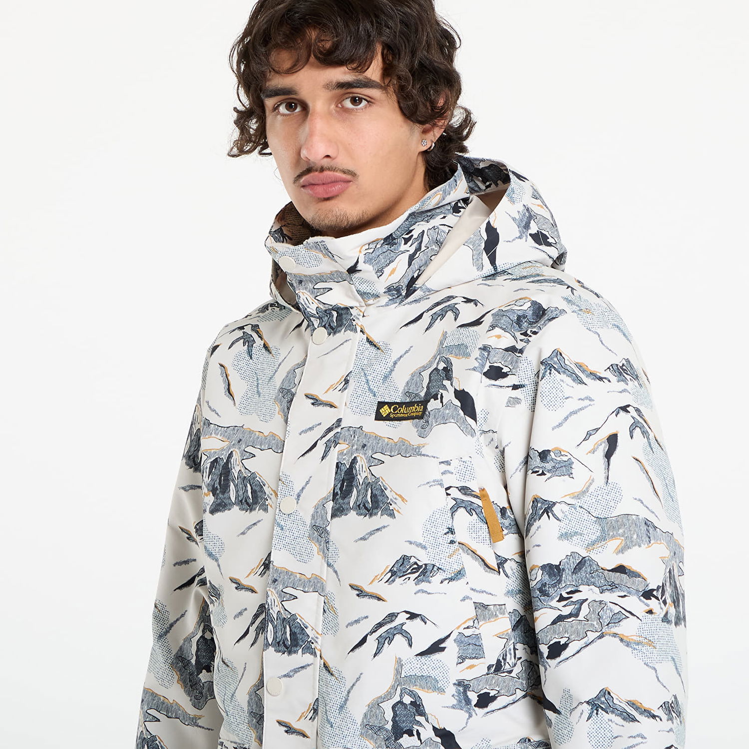 Bomber bunda Columbia Columbia High Cascades™ Interchange Reversible Bomber Jacket Biela | 2141471278, 1