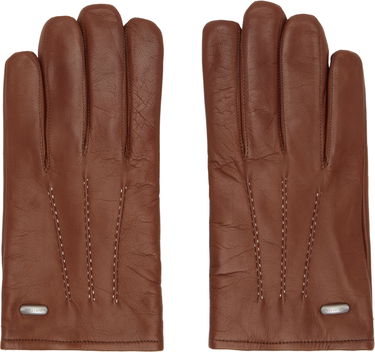 Rukavice OUR LEGACY OUR LEGACY Piped Seam Leather Gloves Hnedá | A4258HA, 0