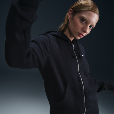 Mikina Nike Sportswear Phoenix Fleece Full Zip Hoodie Čierna | HJ0995-010, 2