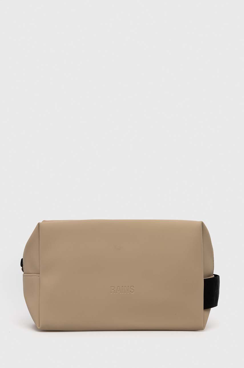 Batohy a tašky Rains 15580 Wash Bag Small barva Béžová | 15580.24, 0
