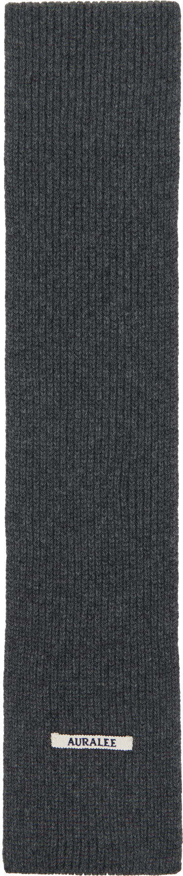 Šál AURALEE AURALEE Light Cashmere Knit Stole Šedá | A25AM07CJ, 2