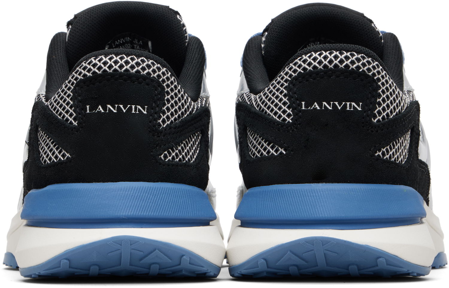 Tenisky a topánky LANVIN Silver & Black JLA Sneakers Metalická | FU-SKAK02-META-H25, 1