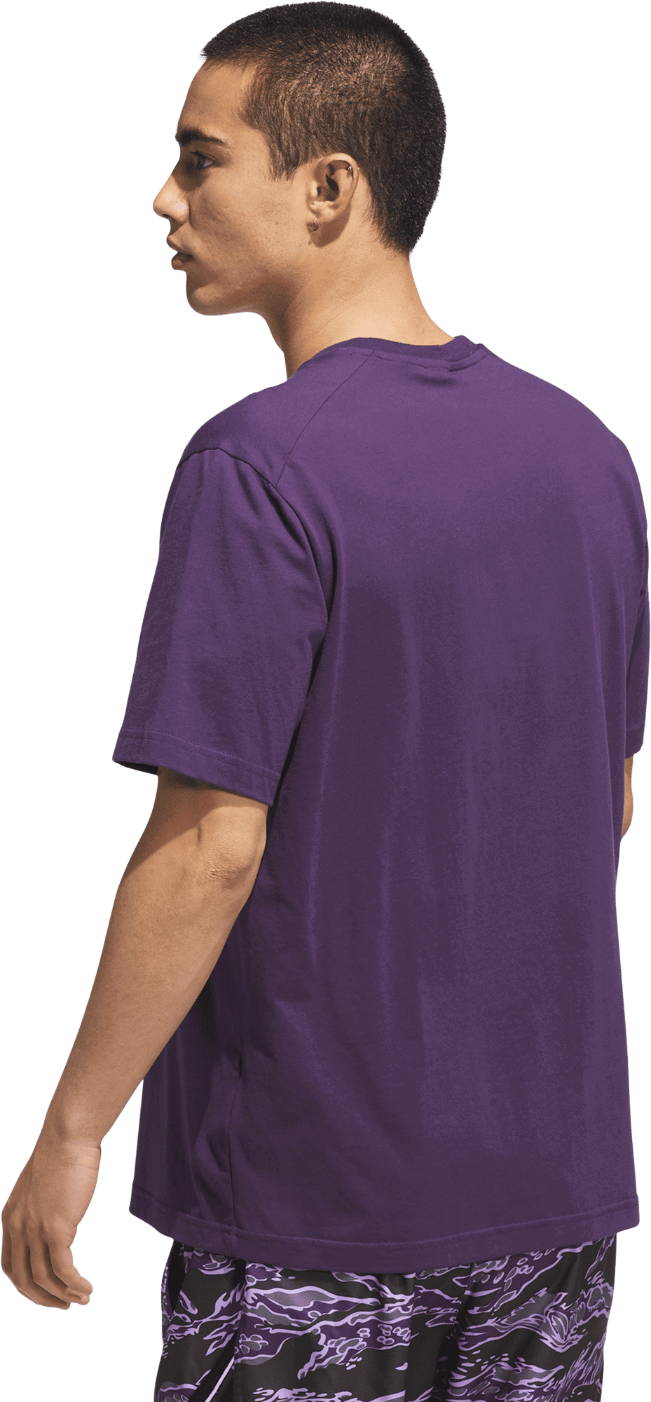 Tričko adidas Originals Basketball Graphic T-Shirt Fialová | jm6844, 1