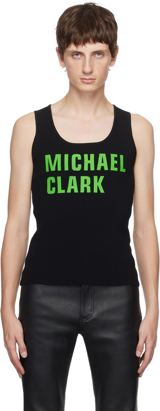 Tielko JW Anderson Black Michael Clark Edition Tank Top Čierna | KW1024-YN0284, 0