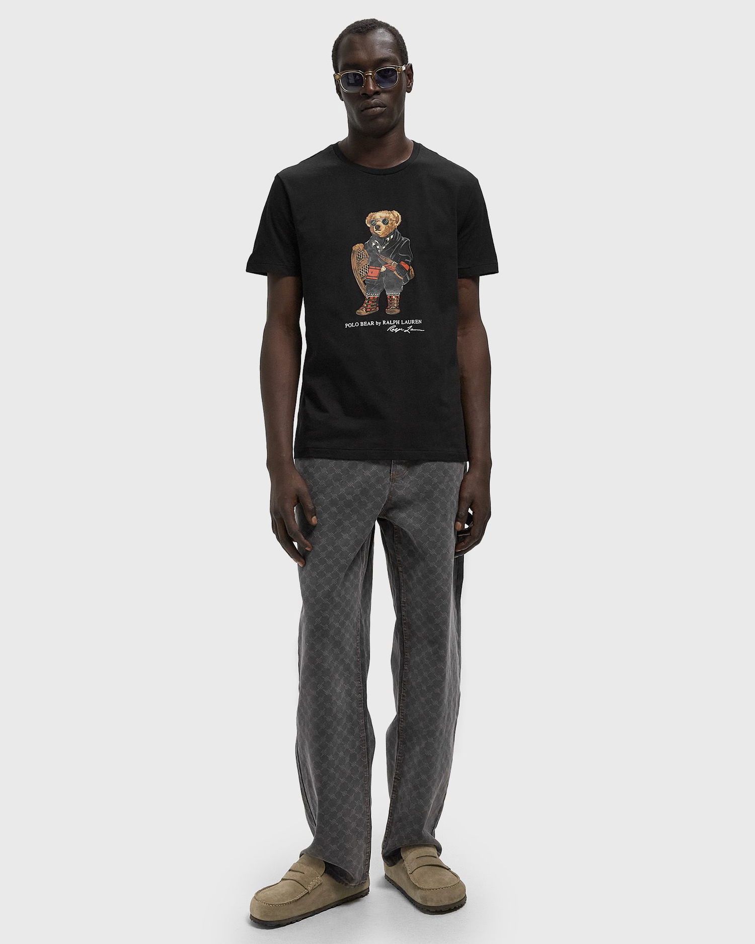 Tričko Polo by Ralph Lauren T-Shirt Custom Slim Fit Polo Bear Čierna | 710P00094001, 1