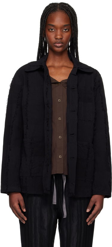 Bunda Needles Needles Coverall Ripstop Cut Jacquard Jacket Čierna | QV188, 0