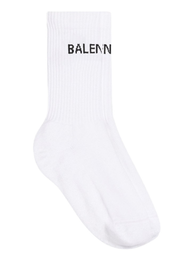 Ponožky Balenciaga Logo Socks Biela | 530580472B49060