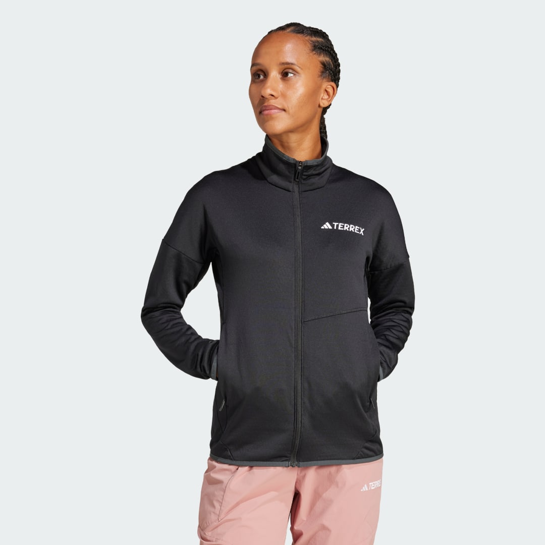 Sveter adidas Performance Terrex Xperior Climawarm Light Fleece Jacket Čierna | JE1361, 0