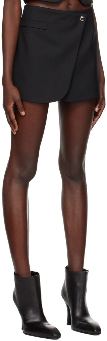 Sukňa Coperni Coperni Tailored Wrap Miniskirt Čierna | COPJ24106, 1