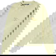 Back Spray Palm Embroidered Logo Crewneck