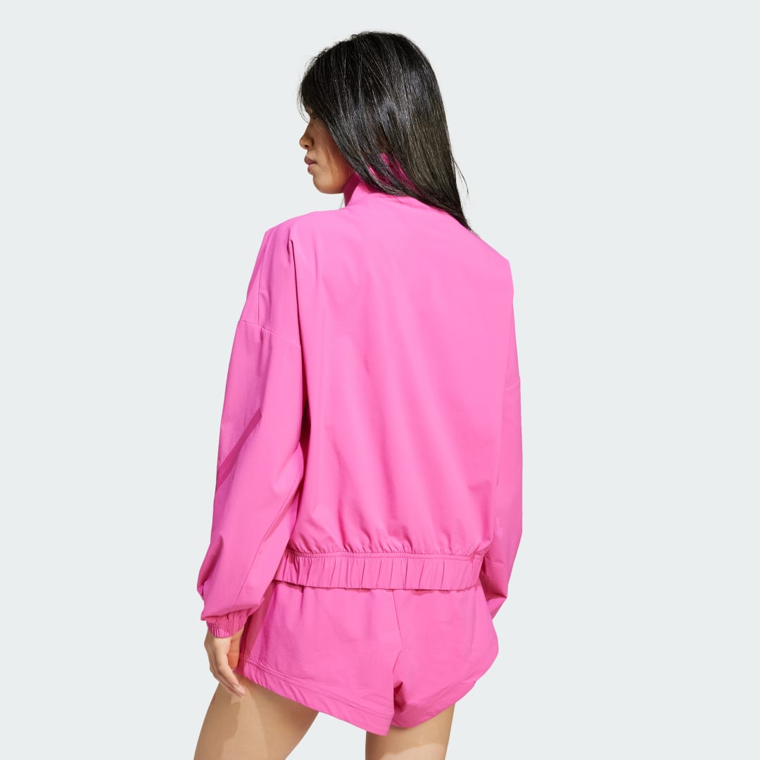 Vetrovka adidas Performance Z.N.E. Woven Full-Zip Track Jacket Ružová | JP4191, 1