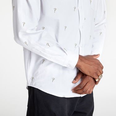 Košeľa Patta Oxford Longsleeve Shirt Biela | POC-BC-OXFORD-LSS-001, 1