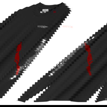 Tričko BBC IceCream Running Dog Long Sleeve T-Shirt Čierna | IC24486-BLK, 0