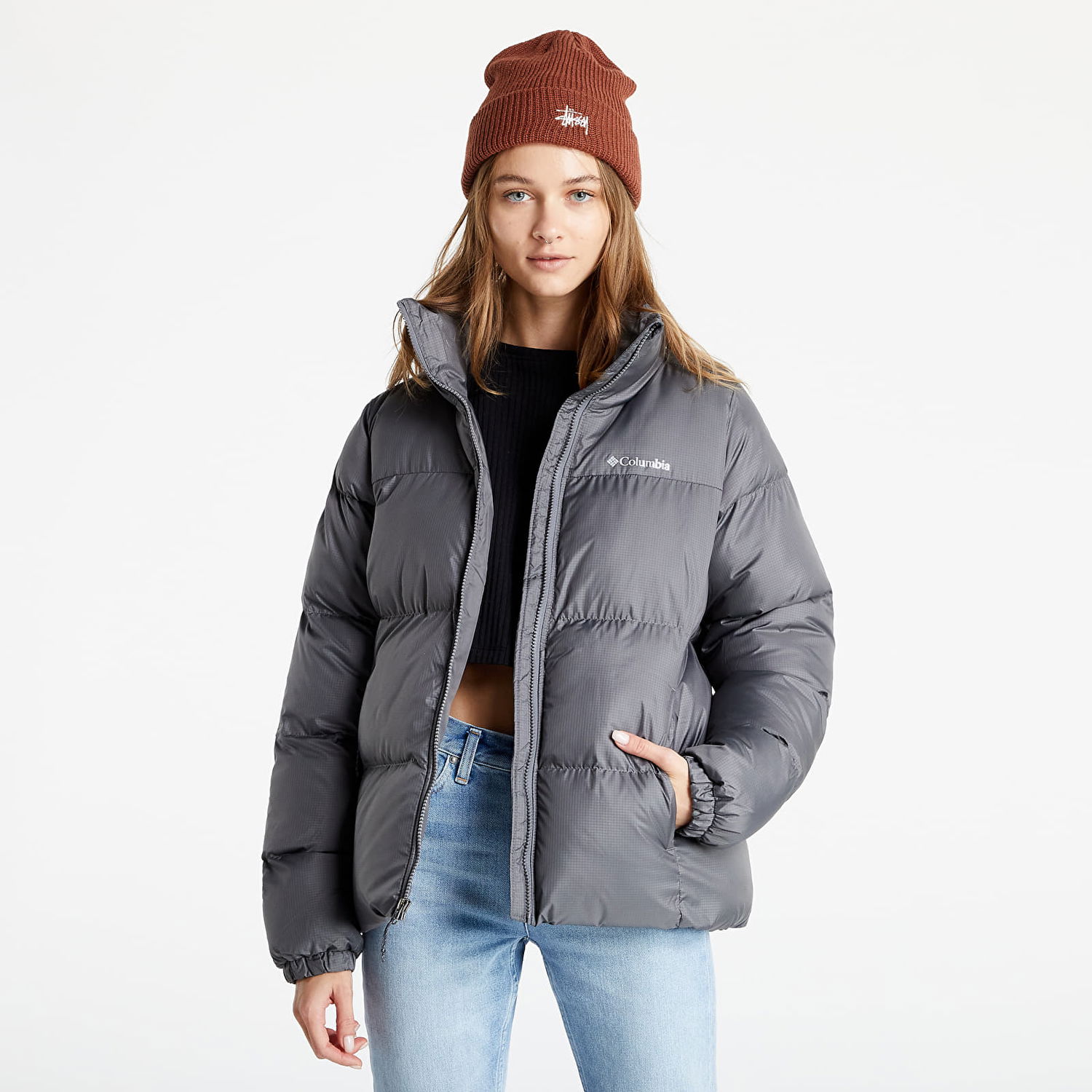 Prešívaná bunda Columbia Puffect™ Jacket Šedá | 1864781023, 1