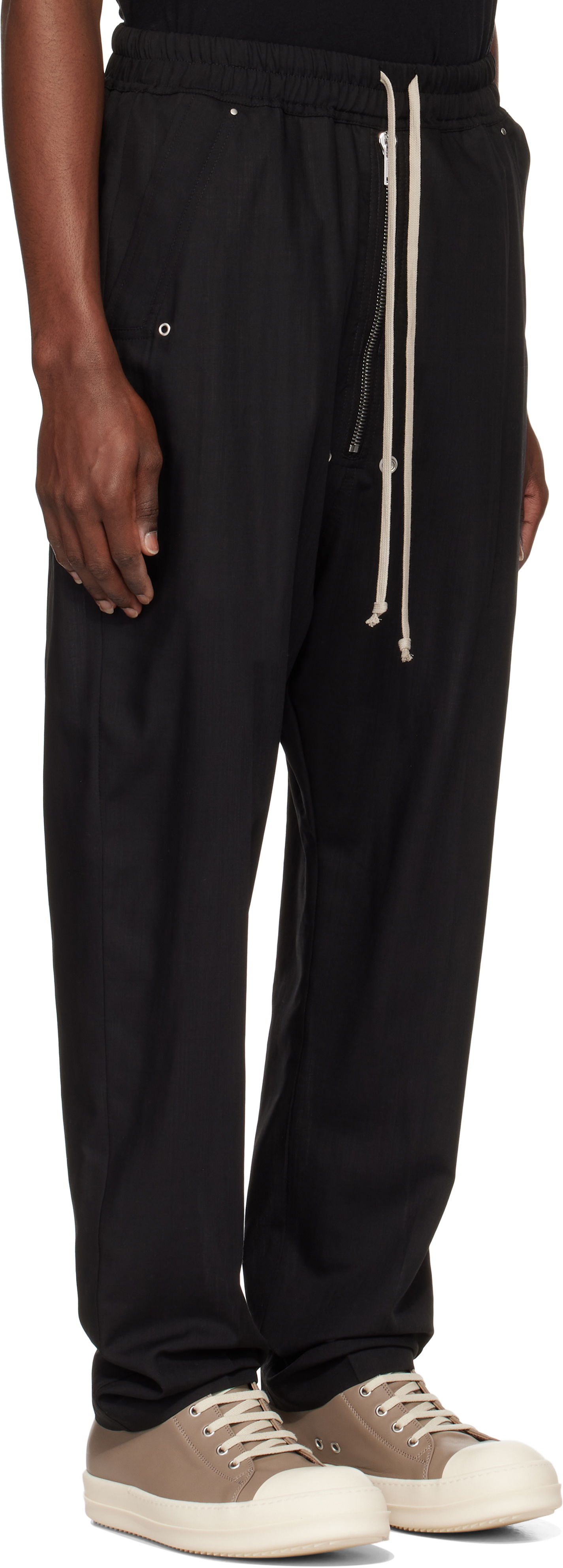 Tepláky Rick Owens Rick Owens Hollywood Bela Trousers Čierna | RU01E5361 WG, 1